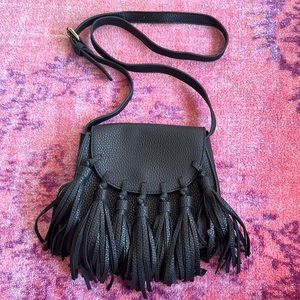Mellow World Black Leather Purse